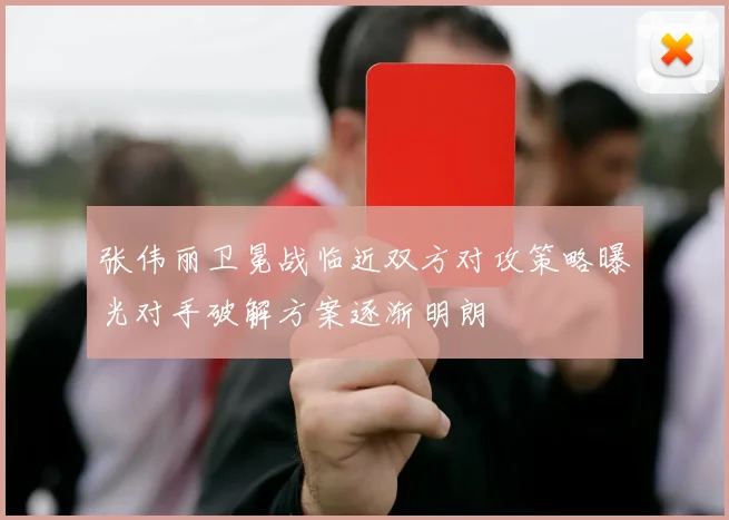 张伟丽卫冕战临近双方对攻策略曝光对手破解方案逐渐明朗